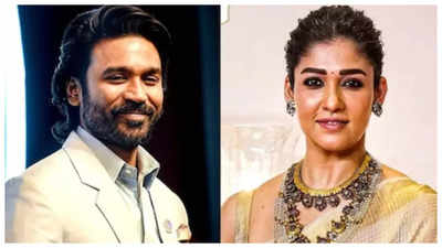 Amid feud over documentary, Nayanthara and Dhanush ignore each other at producer Aakash Baskaran's wedding - WATCH