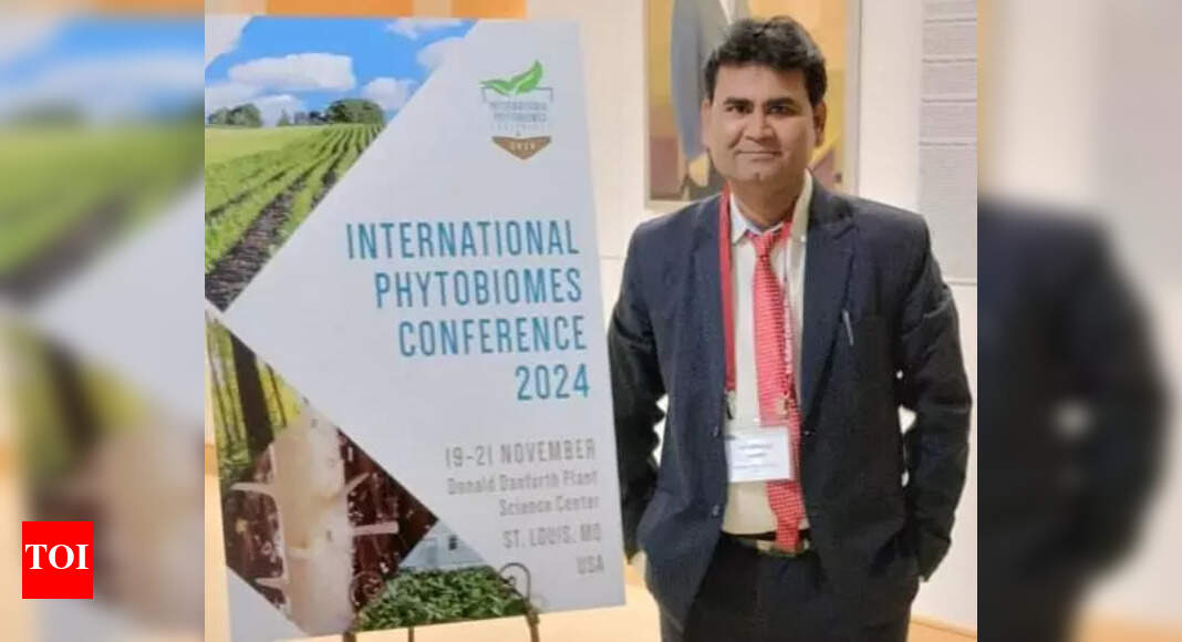 BHU Professor Presents Breakthrough Research on Chickpea Microbiome at ...