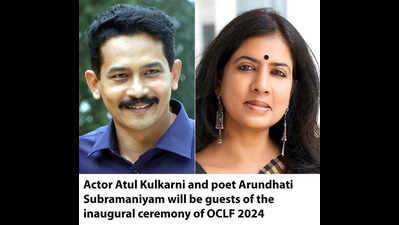 Atul, Arundhati to inaugurate 6th Orange City Literature Festival today
