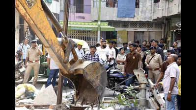 Encroachment removal drive intensified by VMC