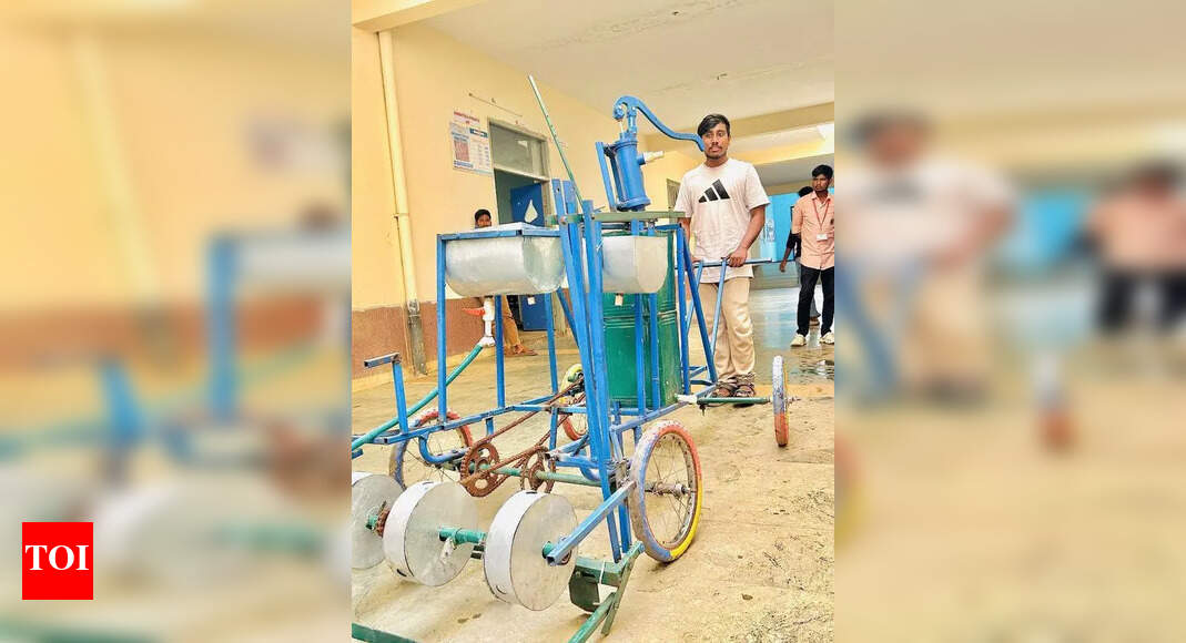 Innovative Farming Machine 'Kisan Ka Saathi' by Engineering Students ...