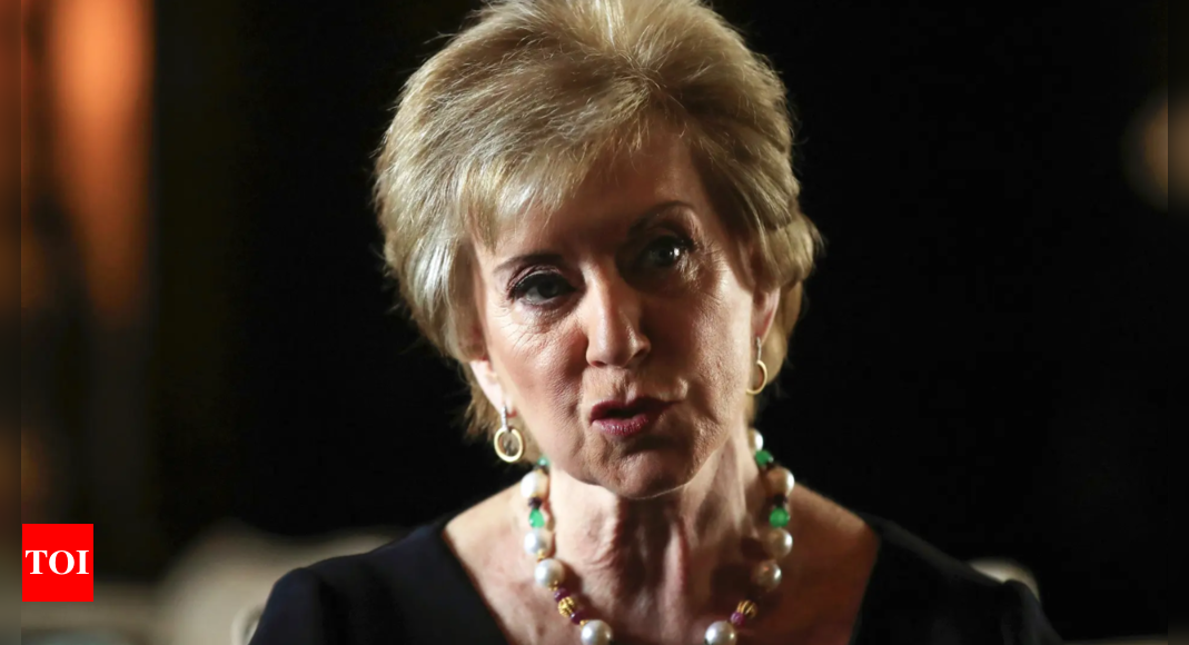 Donald Trump’s education pick Linda McMahon was sued over alleged role in enabling child abuse: Report – Times of India