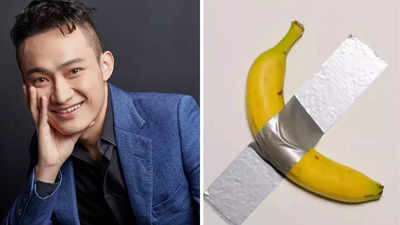 Crypto tycoon Justin Sun, who brought $6.2 million worth of bananas taped to the wall, plans to eat them