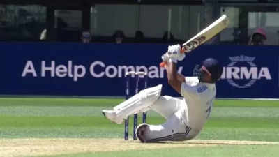 Watch: Rishabh Pant's 'extraordinary' six amid India's struggles in Perth Test