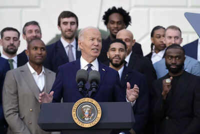 Joe Biden's major fumble leaves NBA fans laughing during Celtics’ White House visit