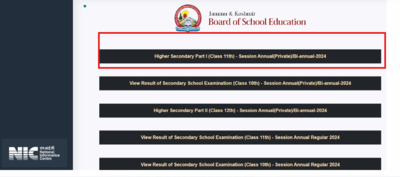 JKBOSE 11th result 2024 released for Private, Bi-annual, exams: Direct link to download scorecards here