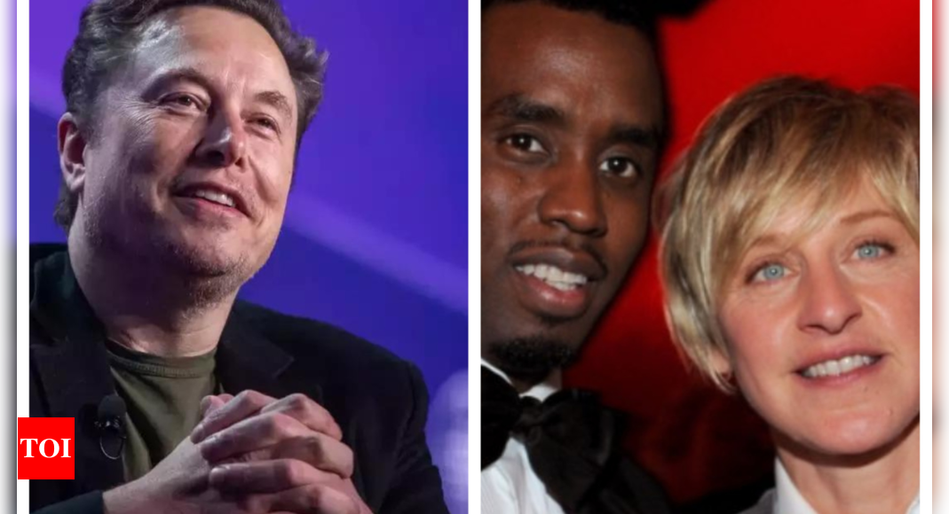 Diddy-Ellen DeGeneres old video viral after Elon Musk fuels this conspiracy theory – Times of India