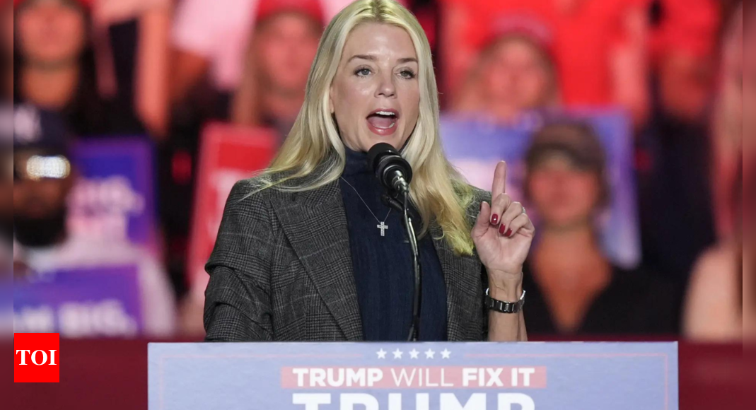 Did Pam Bondi let Jeffrey Epstein slide; accept bribe from Trump University? – Times of India