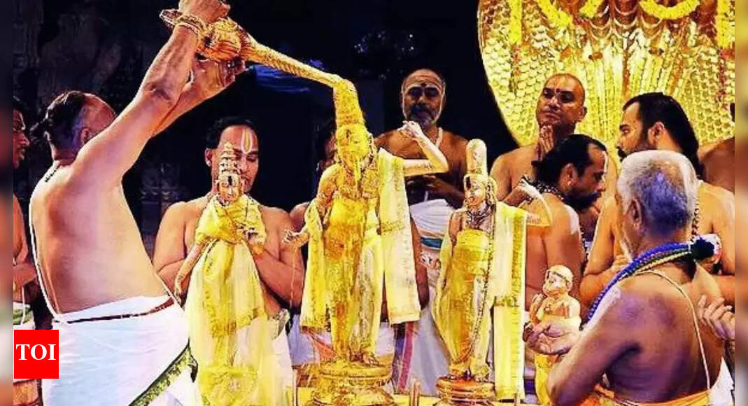 Lord Rama Idol's Broken Finger Restored at Tirumala Temple | Vijayawada ...