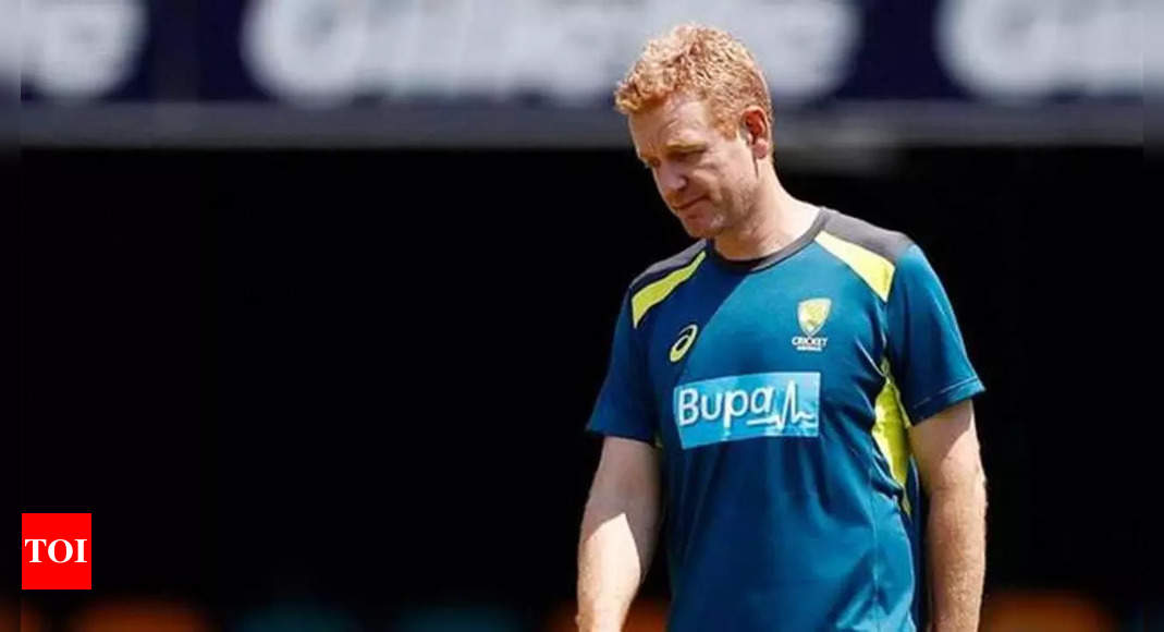 ‘I think the conditions have changed’: Australia coach Andrew McDonald left astonished by day two pitch performance | Cricket News – Times of India