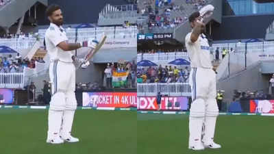 Virat Kohli salutes Yashasvi Jaiswal, KL Rahul after their stellar batting display in Perth. Watch