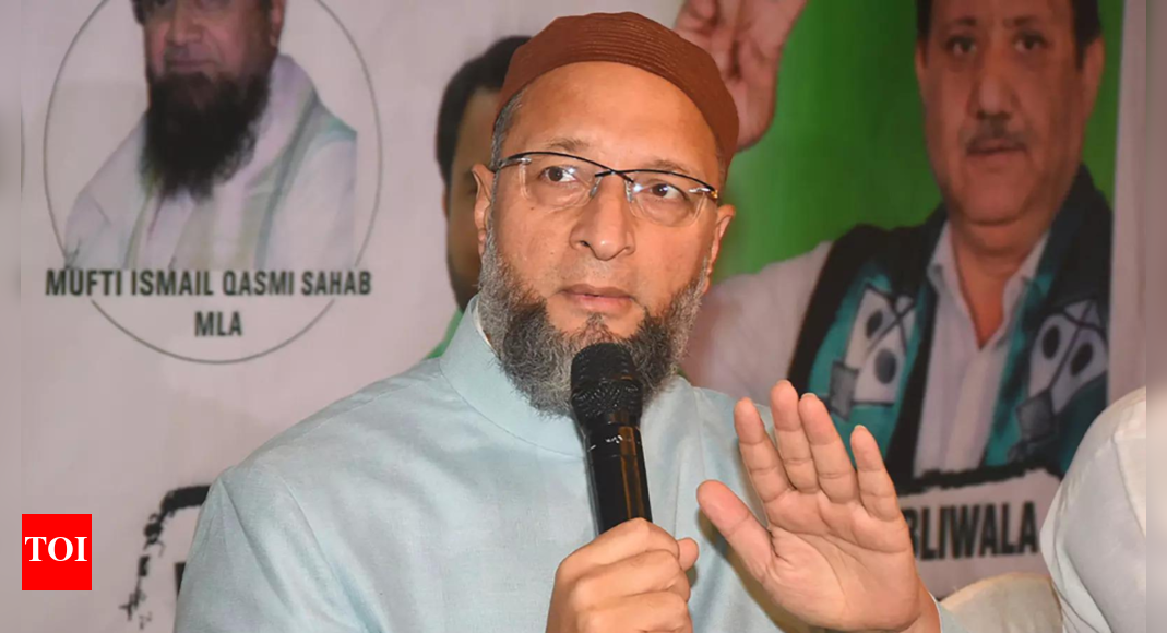 Owaisi asks party workers not to lose heart with Maha poll results | Maharashtra Election News - Times of India