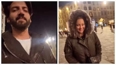 Sonakshi Sinha and Zaheer Iqbal share dreamy moments from their Milan honeymoon!