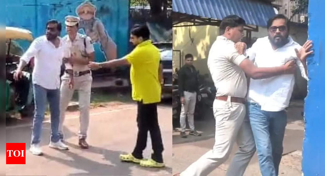 Watch: Odia actors spar at DCP office premises in Bhubaneswar, video goes viral