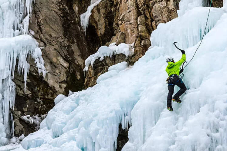 Ice climbing