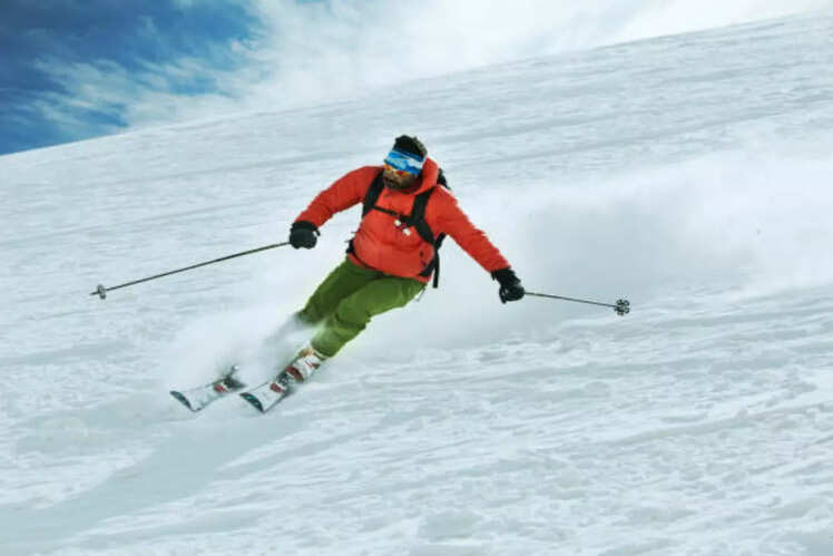 Skiing and snowboarding
