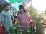 Shaina, Farhan @ plants exhibition
