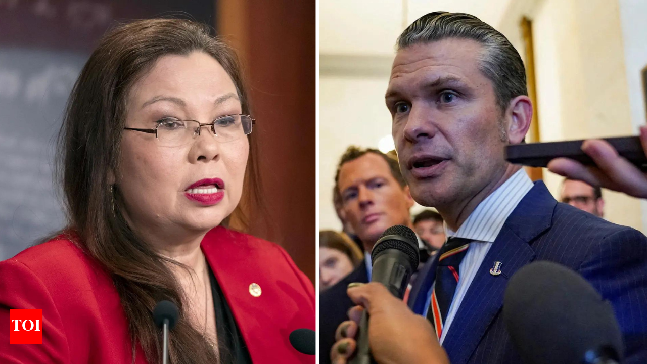 Tammy Duckworth, who lost both legs in war, calls out Pete Hegseth's views  on women in combat | World News - Times of India