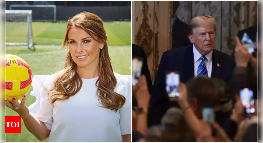 Coleen Rooney: Wayne Rooney’s wife Coleen recalls meeting ‘very orange’ Trump at White House | World News – Times of India