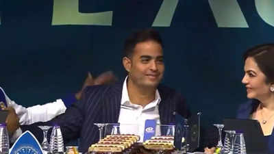 MI owner Akash Ambani can't hide his happiness after getting Will Jacks. Watch