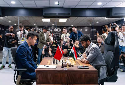 World Chess Championship: Ding Liren draws first blood, beats D Gukesh in Game 1