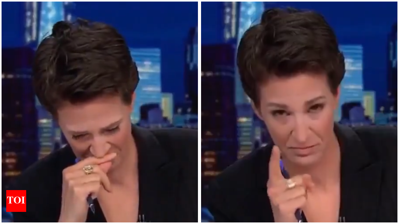 Rachel Maddow: Did Rachel Maddow cry over Elon Musk's meme about buying  MSNBC? Here's the truth - Times of India