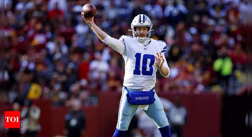 Dallas Cowboys lists Cooper Rush on the injury report ahead of the mid-week matchup against the New York Giants | NFL News – Times of India