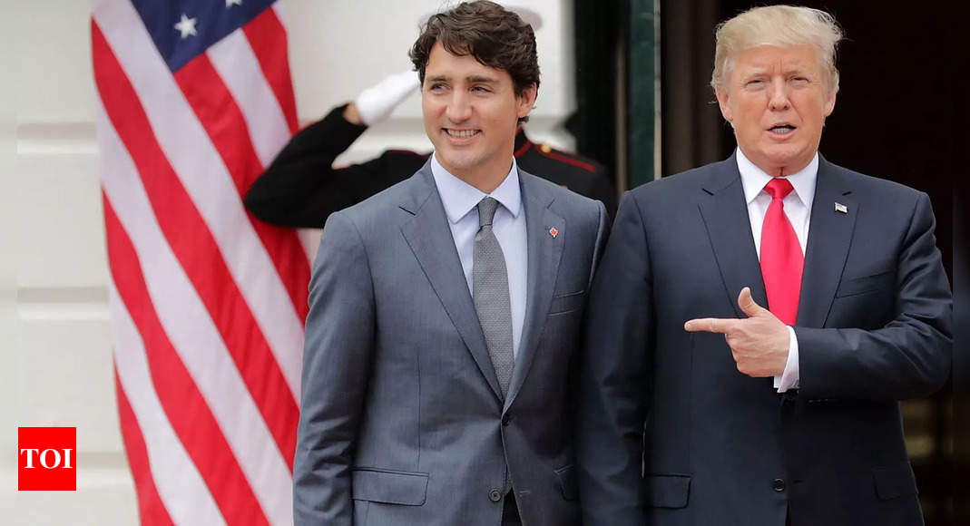 How Trudeau reacted to Trump’s 25% tariffs on Canadian products | World News – Times of India