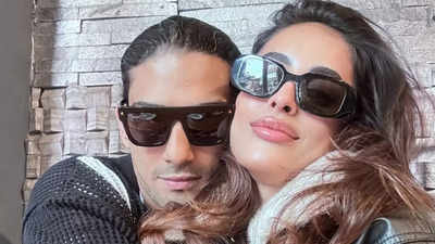 Prateik Babbar shares goofy pictures with fiance Priya Banerjee as they celebrate their engagement anniversary: 'One year of being future Mr & Mrs'