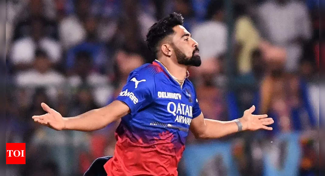 Mohammed Siraj bids emotional farewell to RCB: ‘This is not goodbye, only a thanks’ | Cricket Information – Occasions of India