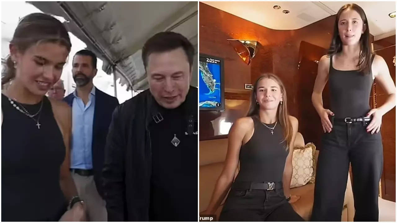Kai Trump gives sneak-peak inside Elon Musk's SpaceX launch and grandfather  Donald Trump's luxurious private jet | World News - Times of India
