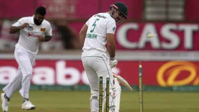 South Africa struggles on rain-affected day 1 against Sri Lanka in first Test