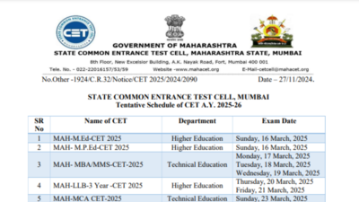 Picture of MHT CET · 2025