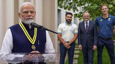 '1.4 billion Indians are strongly rooting for ... ': PM Modi hails Anthony Albanese for hosting Team India