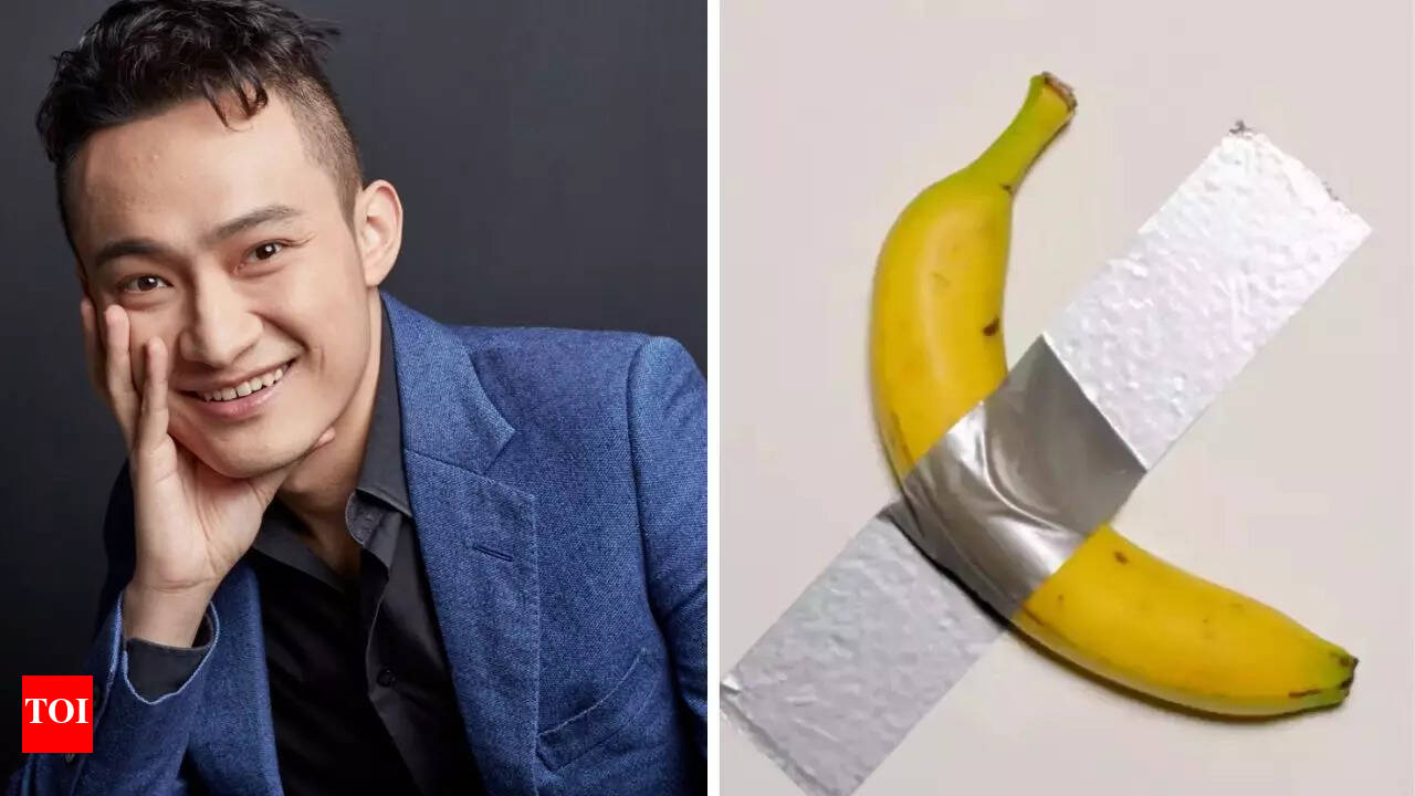 Justin Sun devours banana he bought for $6.2m; watch video | World News -  Times of India