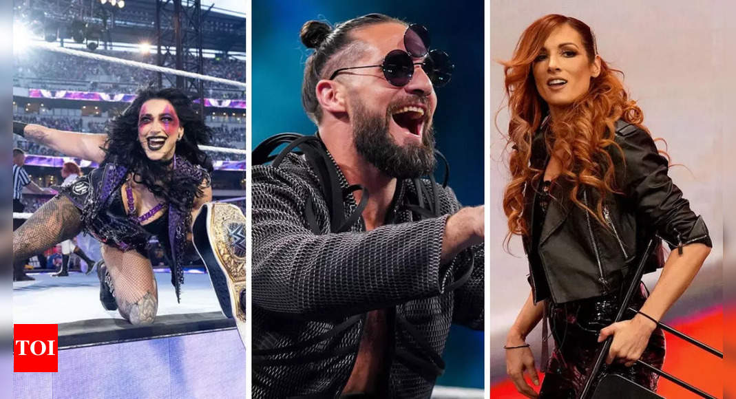 Top 3 WWE Superstars Who Crushed It on the Fashion Scene This Week: From Seth Rollins to Rhea Ripley | WWE News – Times of India