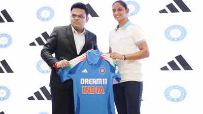 Jay Shah, Harmanpreet Kaur unveil Team India's new ODI jersey