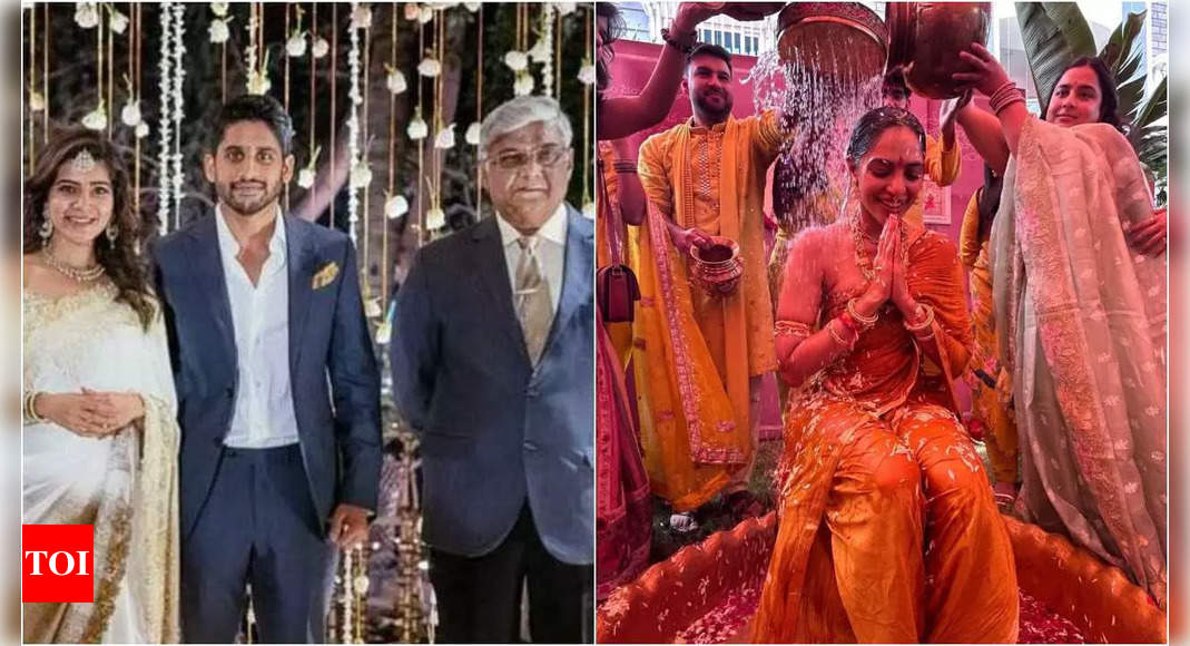 Samantha Ruth Prabhu’s father passes away, Naga Chaitanya and Sobhita Dhulipala begin wedding festivities with haldi ceremony, Aishwarya Rai Bachchan’s sister-in-law shares apology screenshot: Top 5 entertainment news | Hindi Movie News – Times of India