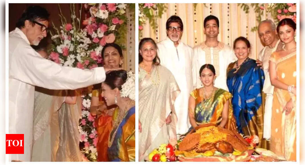 Throwback pic of Big B, Jaya from Shrima's baby shower