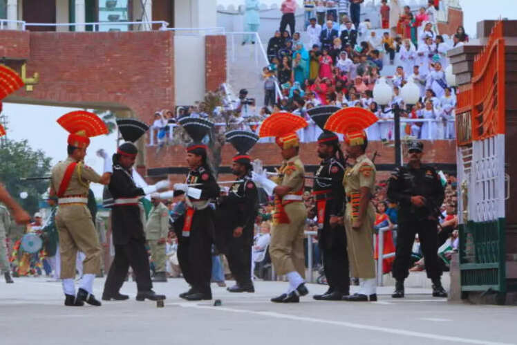 Attari Border: Punjab and Pakistan