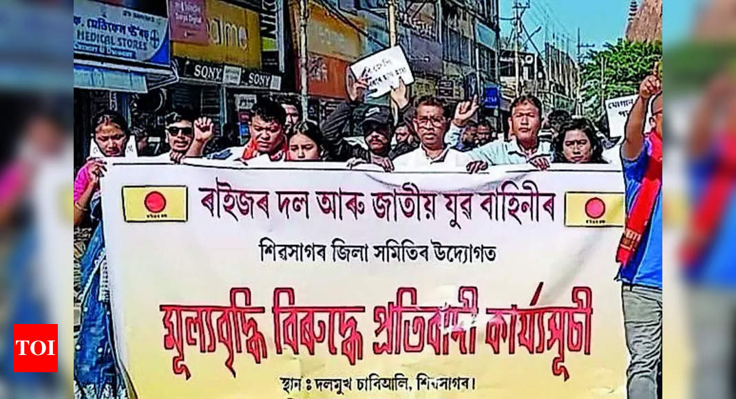 Soaring prices spark protest in Sivasagar