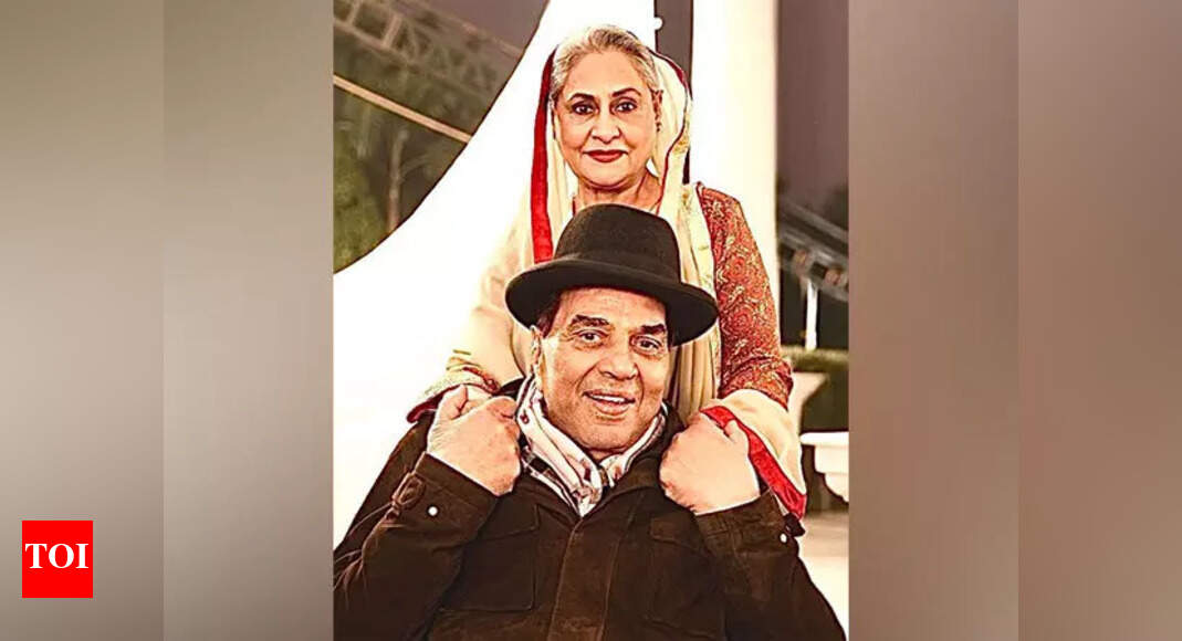 Dharmendra calls Jaya a "loving doll"