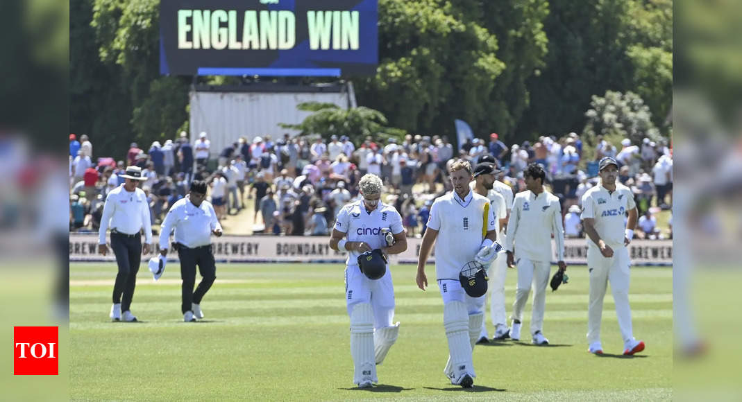 England smash record for fastest 100-plus run chase in Test history against New Zealand | Cricket News – Times of India