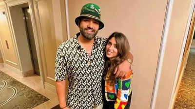 Revealed! Name of Rohit Sharma, Ritika Sajdeh's son