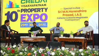 District collector outlines smart city initiatives and sectoral growth plans at CREDAI's 10th Property Expo