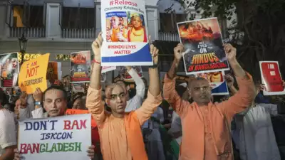 Bangladesh stops dozens of Iskcon members from crossing into India amid rising tensions