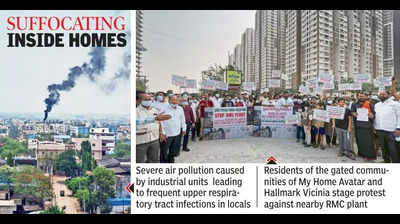 Smog from city industries chokes gated communities