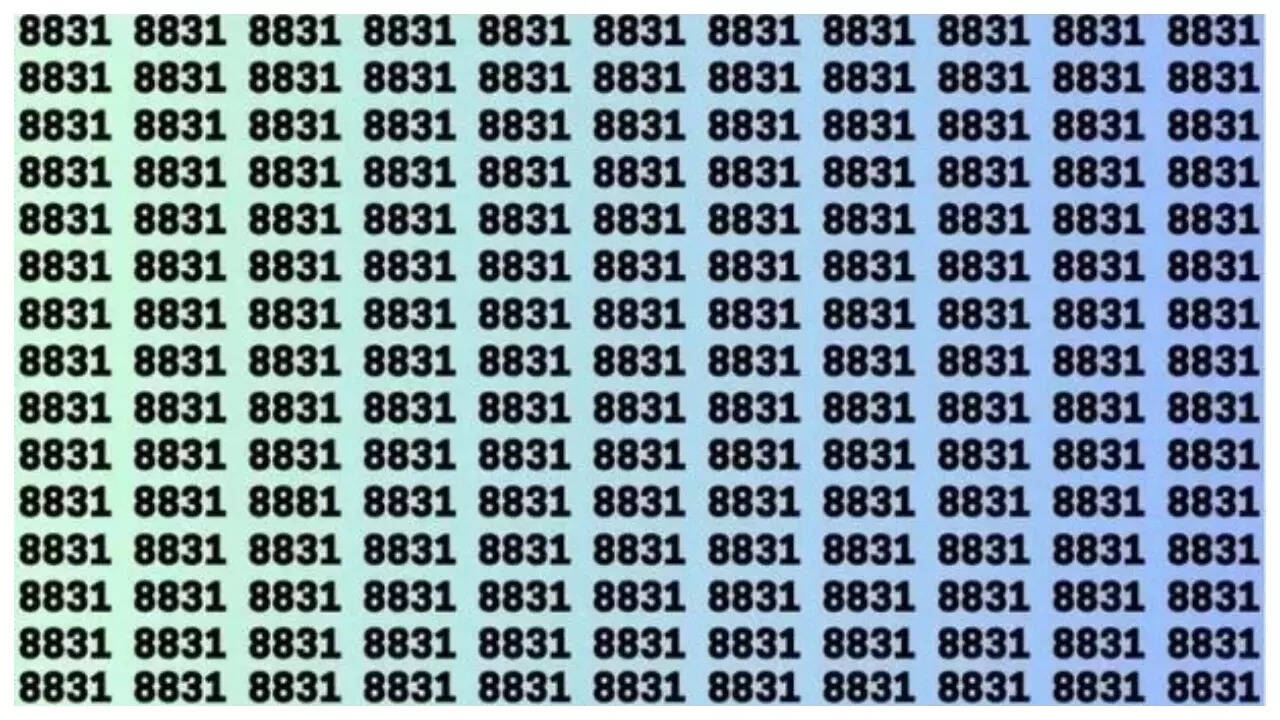 Brain teaser: Only those with a sharp vision can spot the odd