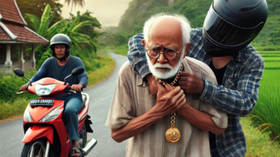 Elderly man injured in chain snatching incident in Udupi