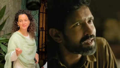 Kangana Ranaut playfully taunts paps and tells them to watch Vikrant Massey's 'The Sabarmati Report': 'Aisi bakwaas filmein dekhte ho..kabhi acchi bhi..'